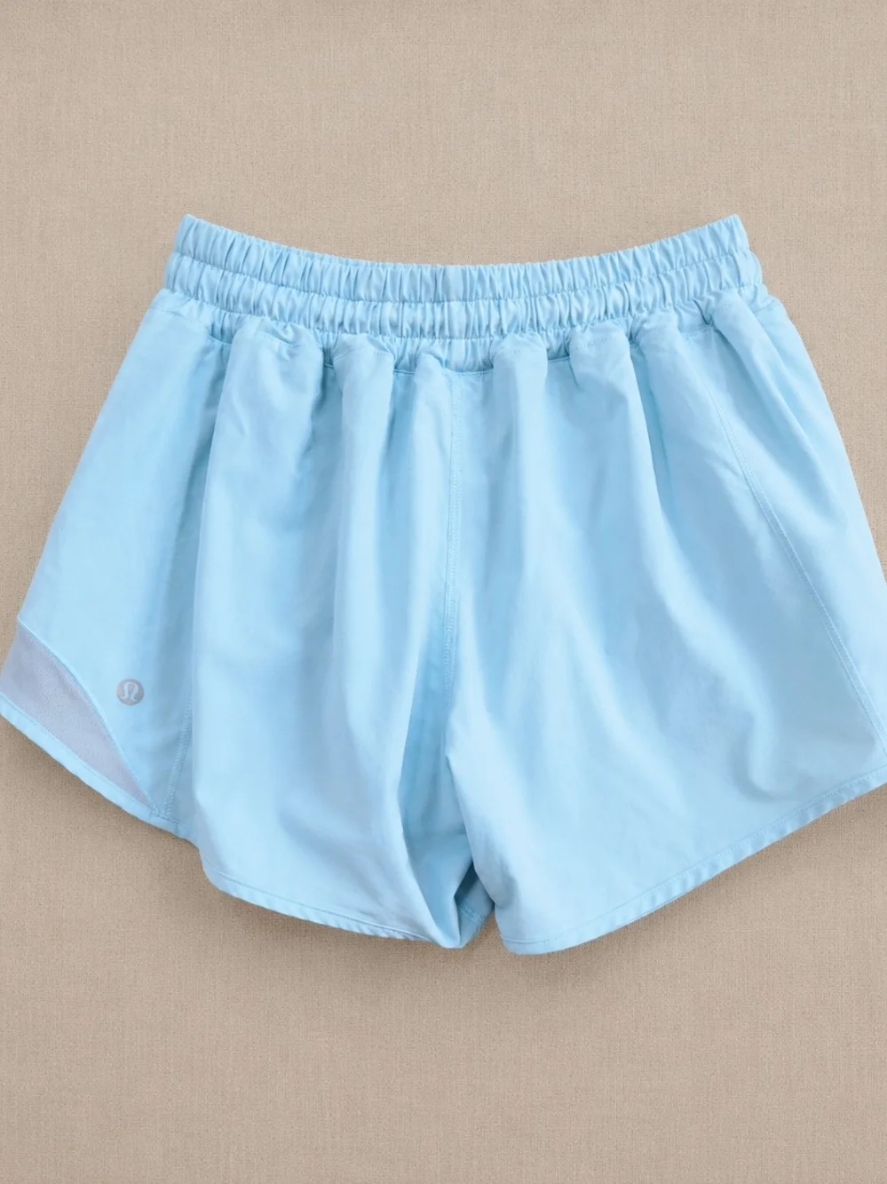 lululemon Speed Up Shorts Light Blue Size 6 Tall Lined Athletic Running